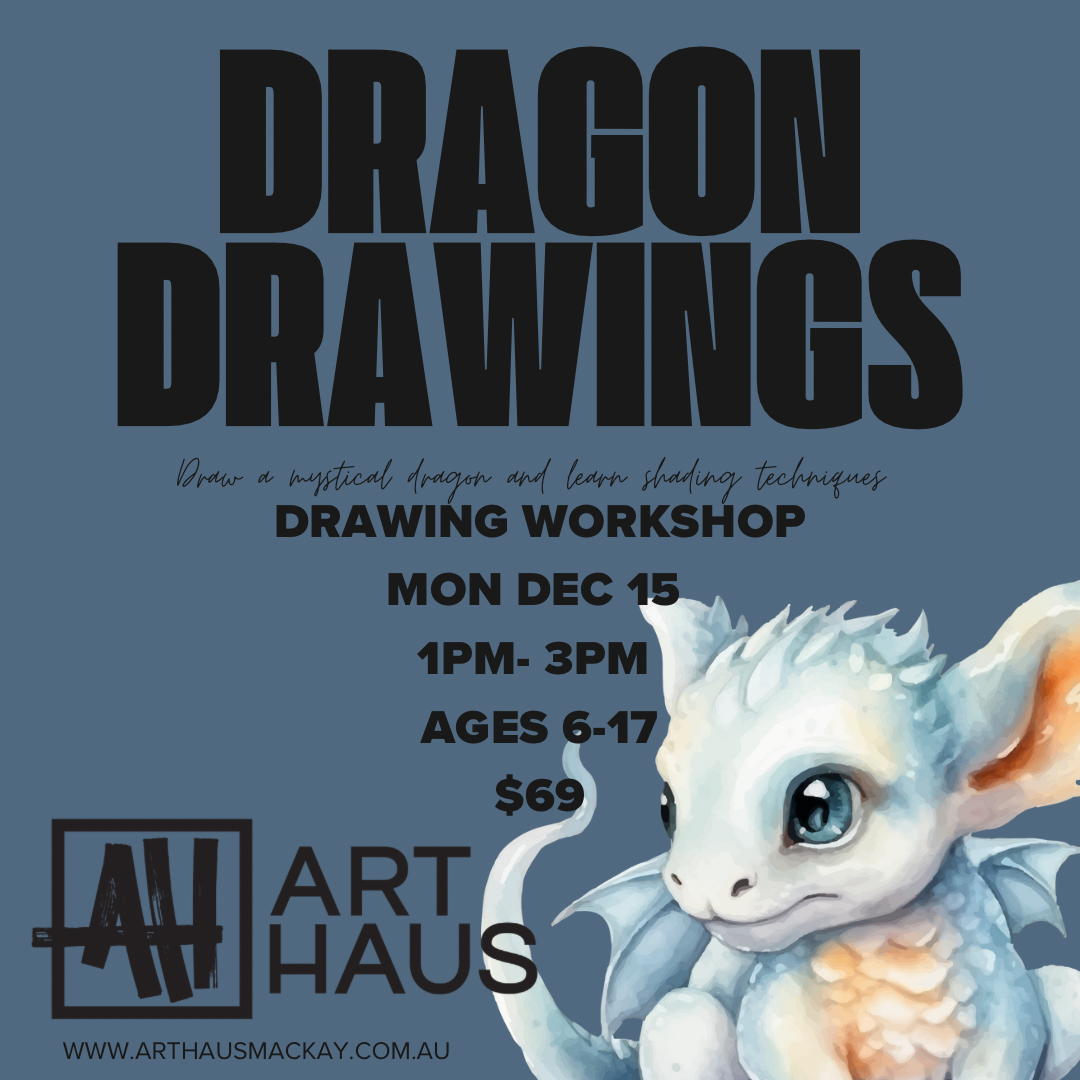 DRAGON DRAWINGS XMAS HOLIDAY W’SHOP