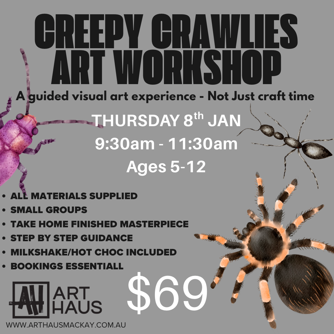 CREEPY CRAWLIES ART WORKSHOP