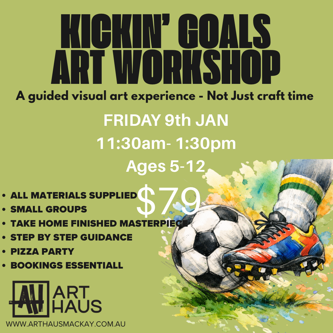 KICKIN’ GOALS ART WORKSHOP