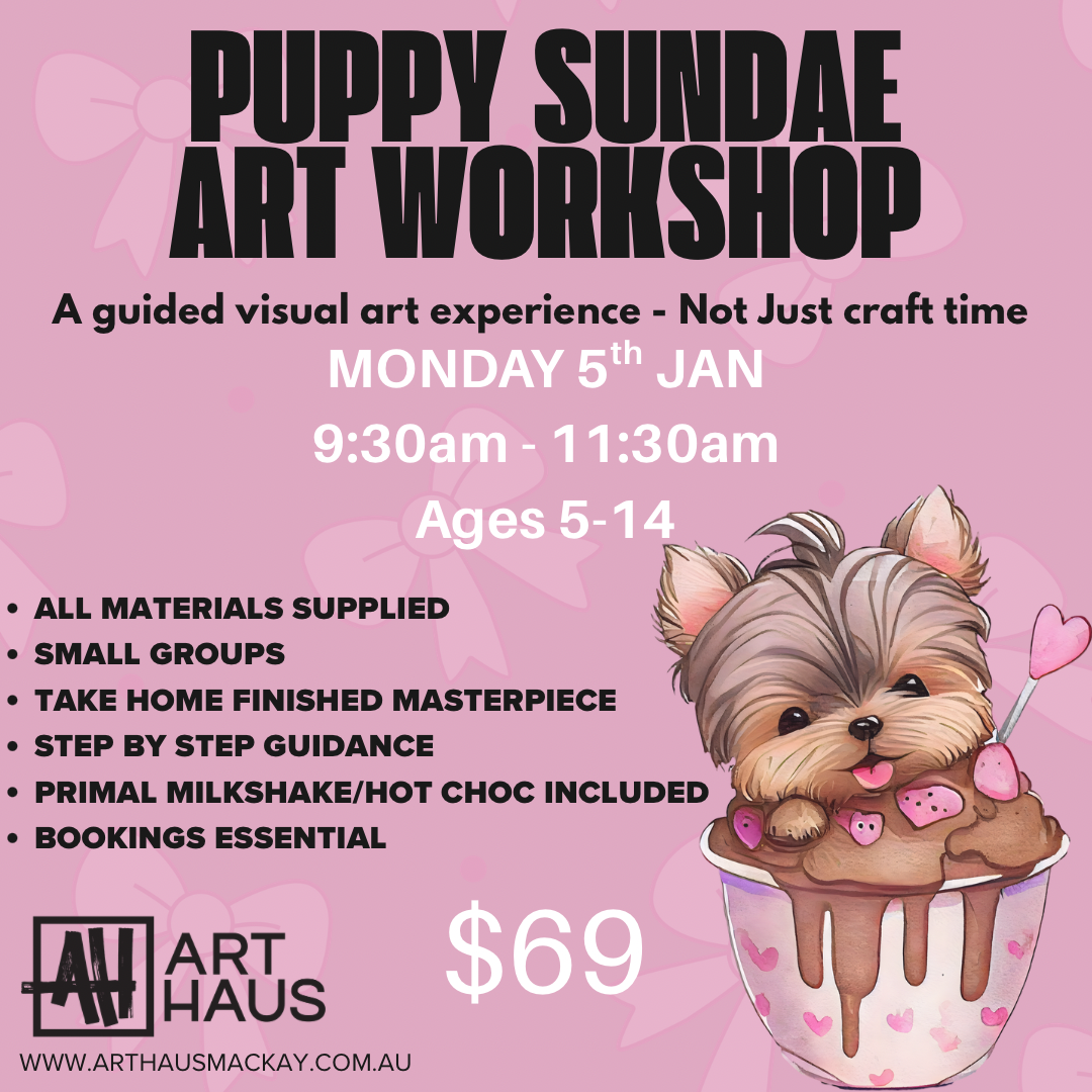 PUPPY SUNDAE ART WORKSHOP