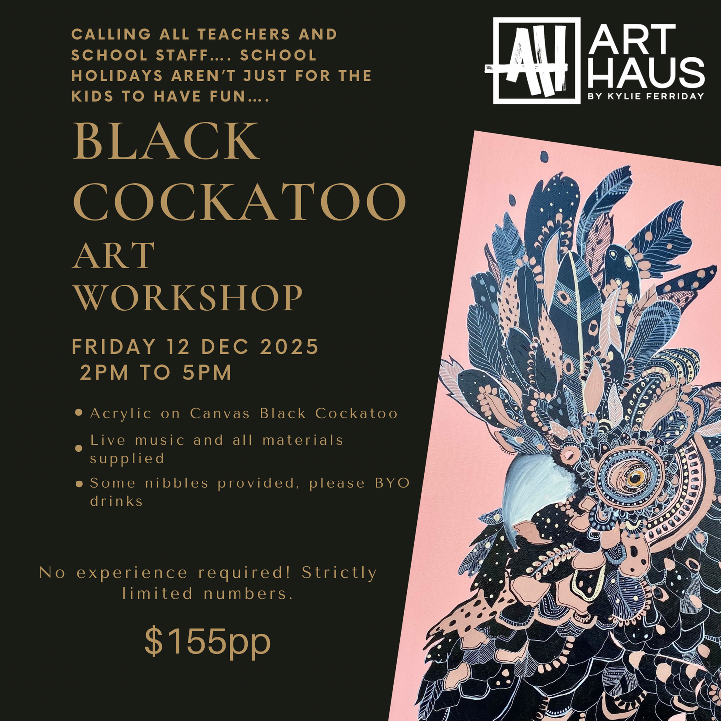 Black Cockatoo Adults Masterclass