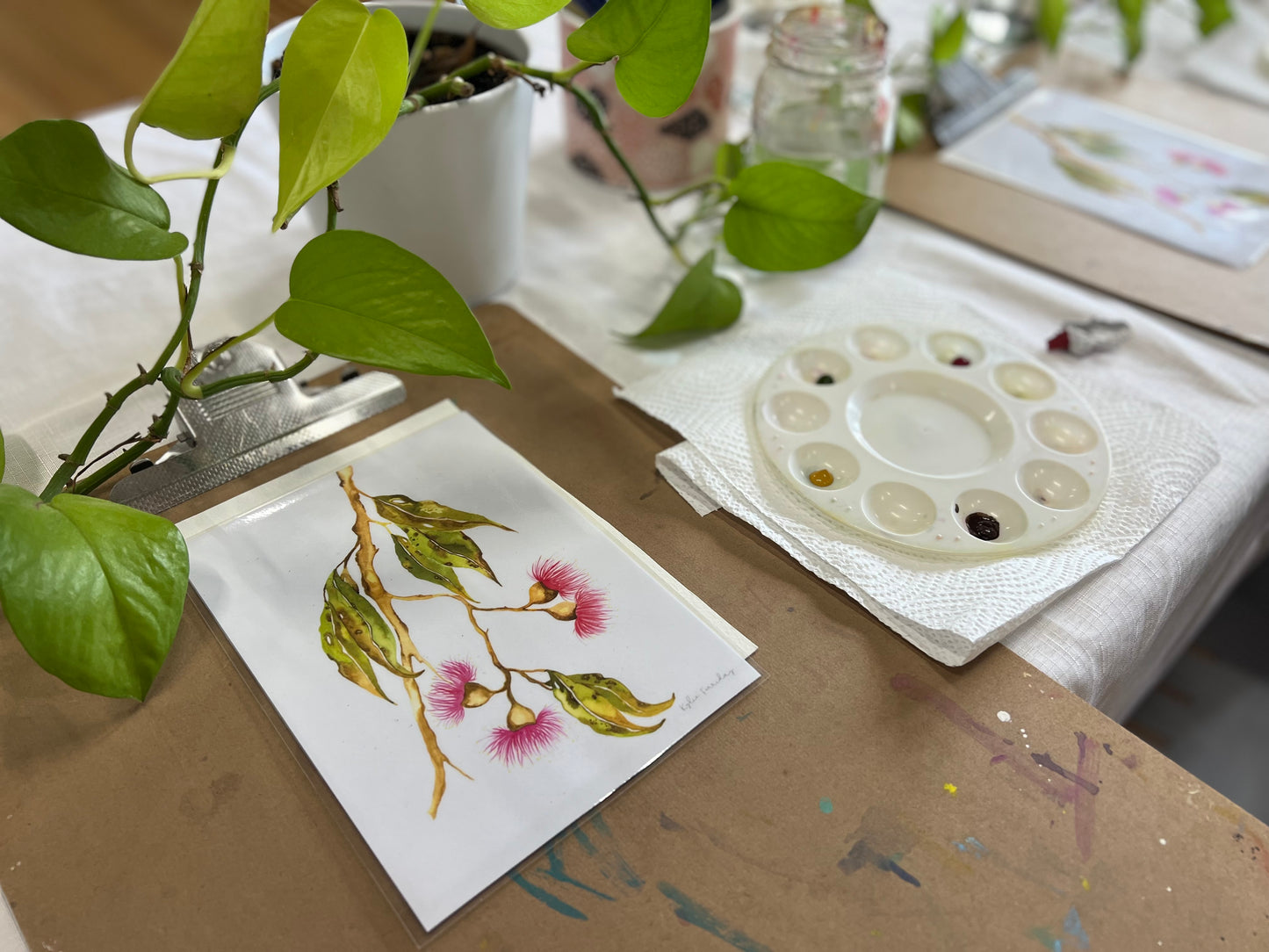 Private Watercolour and Wine Event